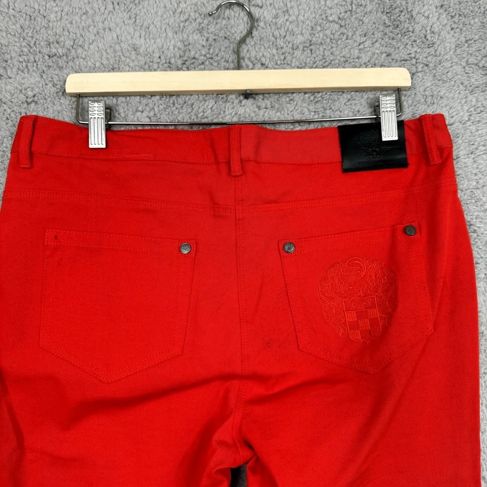 Vince Camuto Pants Womens 14 Red Tomatogirl European Mediterranean Romantic Euro